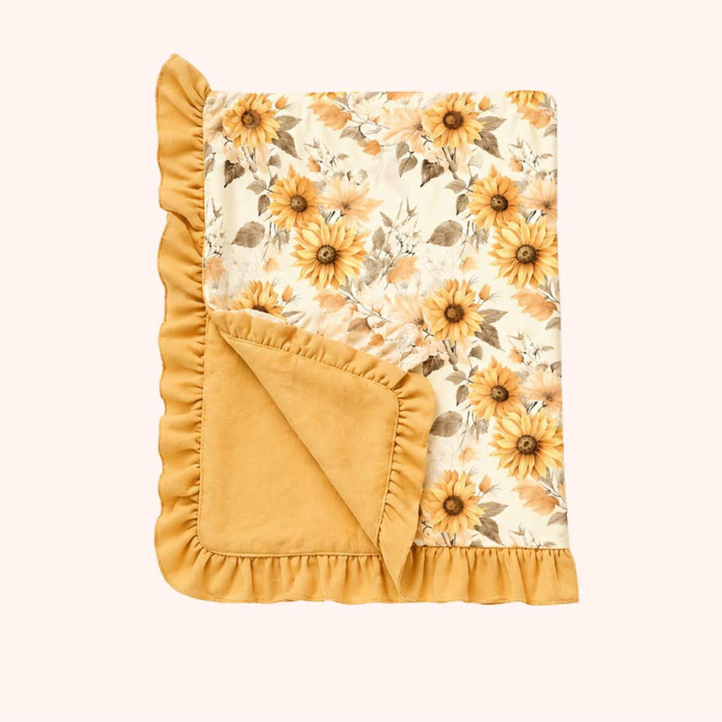 Field of Sunshine Minky Blanket