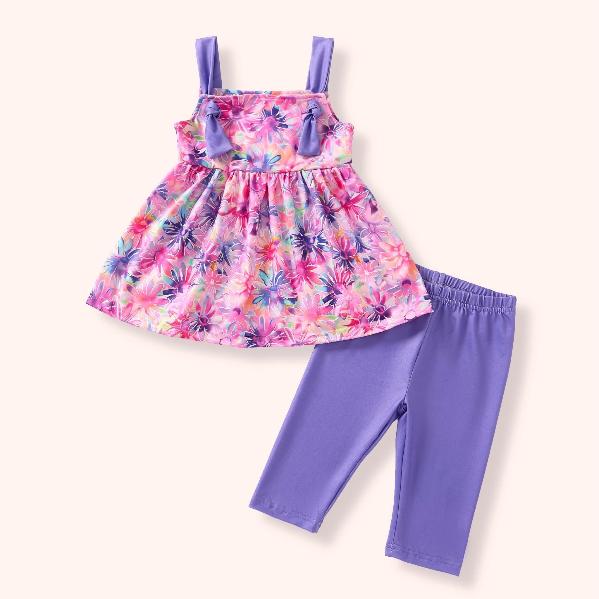 PRE - ORDER Dream Daisies Capri Set - Olive&Coop Boutique