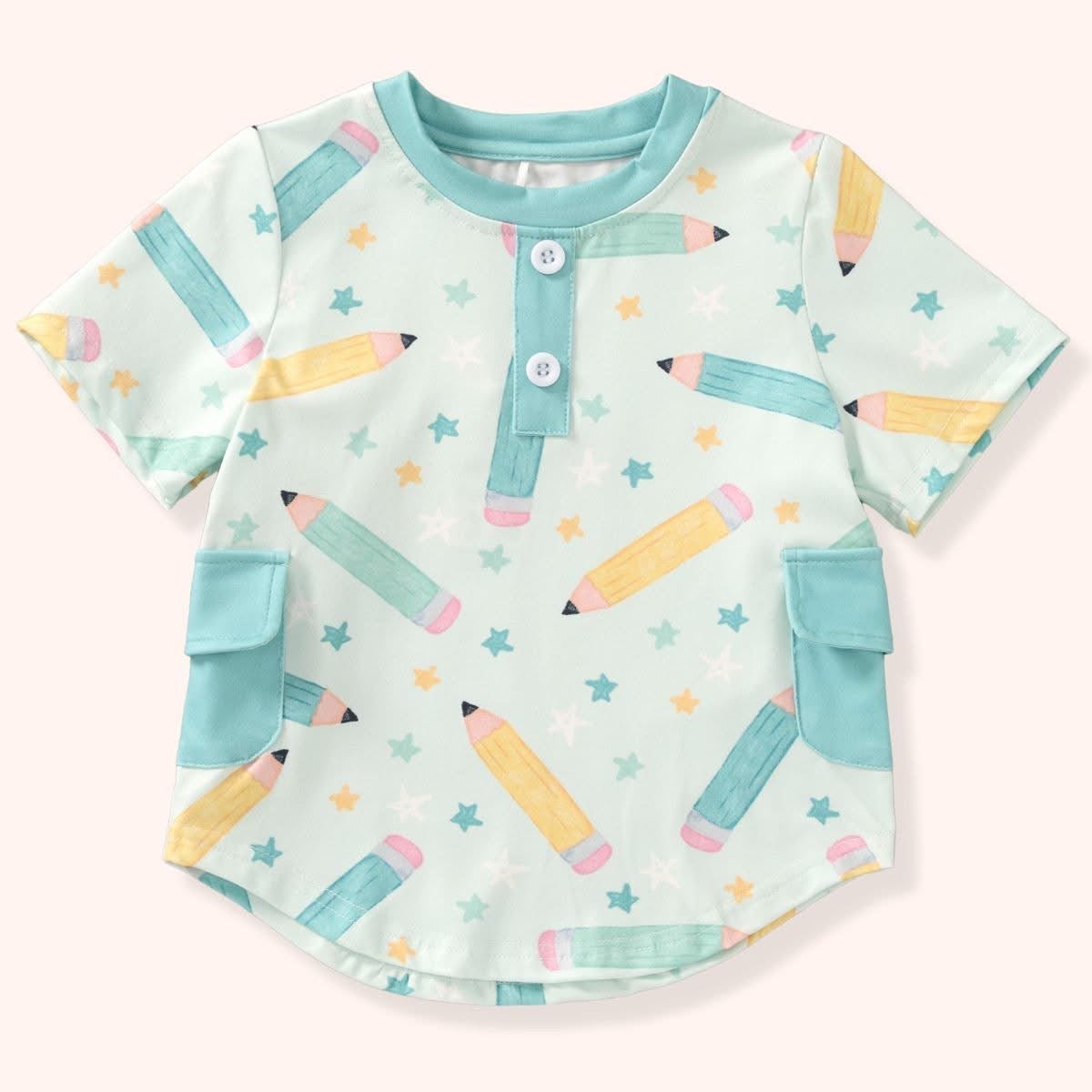 Ready, Set, Learn! Collection Boy Top - Olive&Coop Boutique
