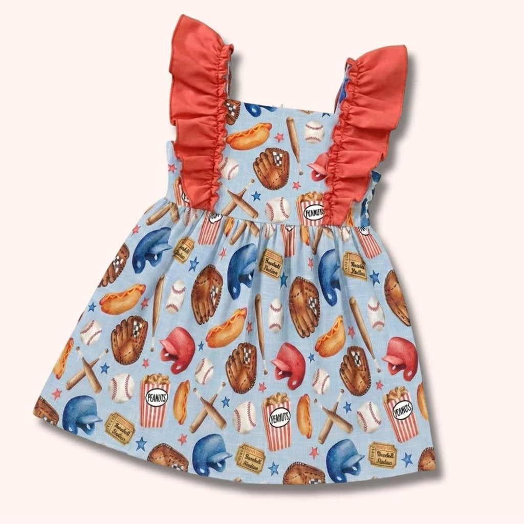 Baseball Bliss Dress - Olive&Coop Boutique