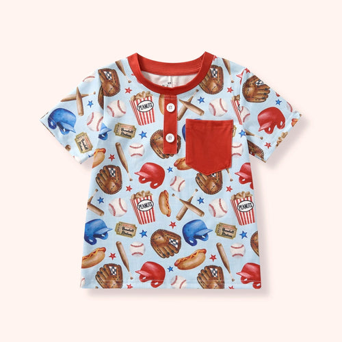 Baseball Life Boy Shirt - Olive&Coop Boutique