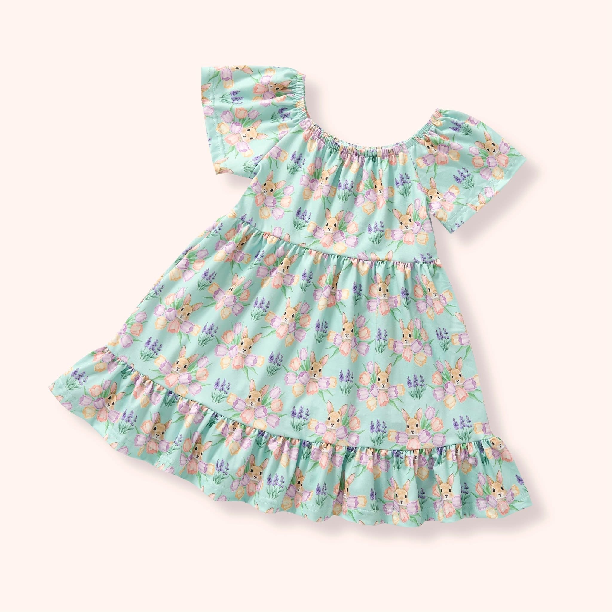 Bunny Bouquet Dress - Olive&Coop Boutique