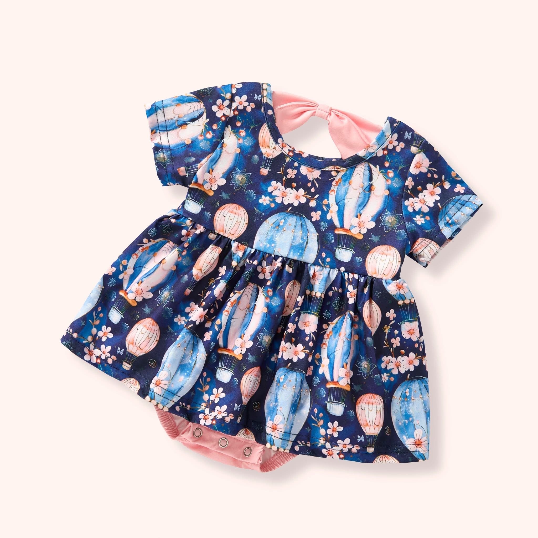 Floral Flight Collection Romper - Olive&Coop Boutique