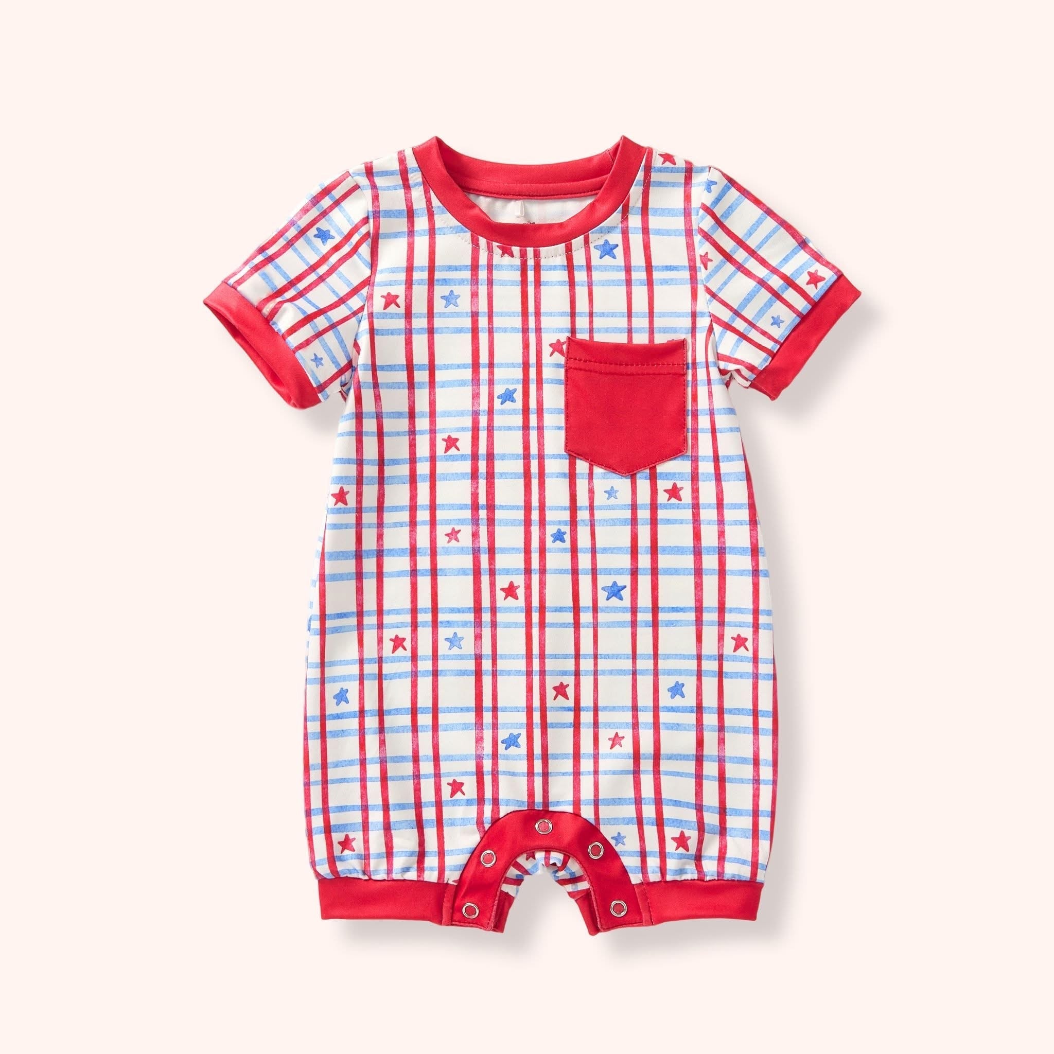 Freedom Fields Boy Romper - Olive&Coop Boutique