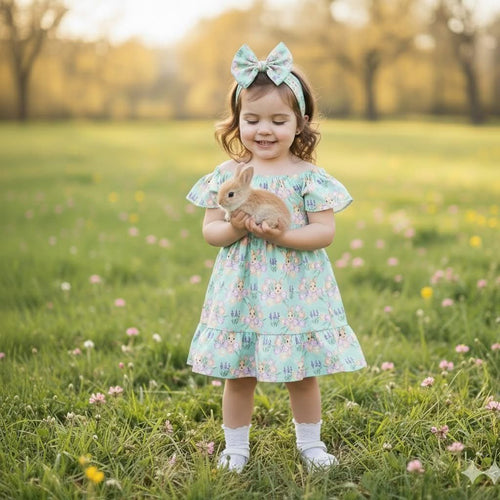 Bunny Bouquet Dress - Olive&Coop Boutique